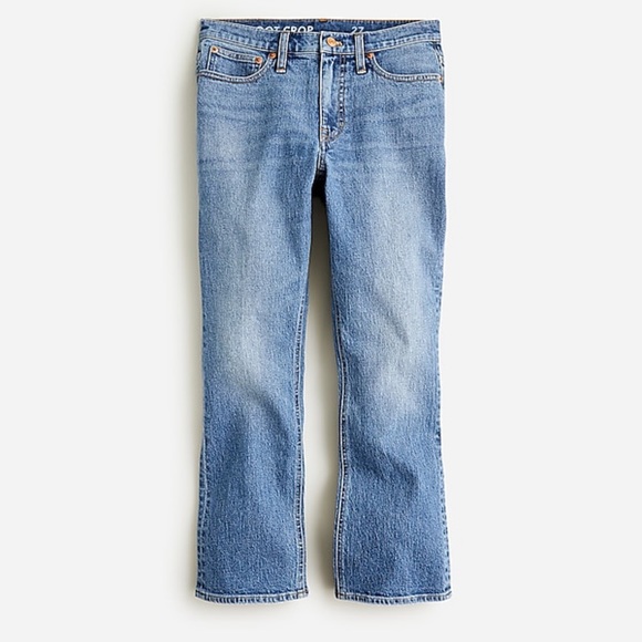 J. Crew Demi-Boot Crop Jean in Canopy Wash - Picture 3 of 13